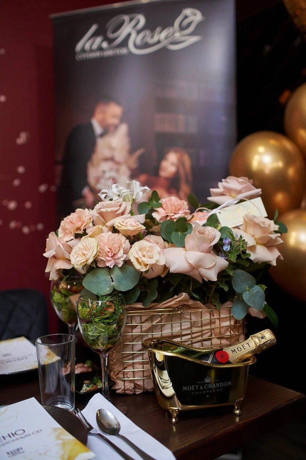 La Rose партнер мероприятия Private Moet Party Day: приватная встреча для участников бизнес-клуба «Человек Дела».